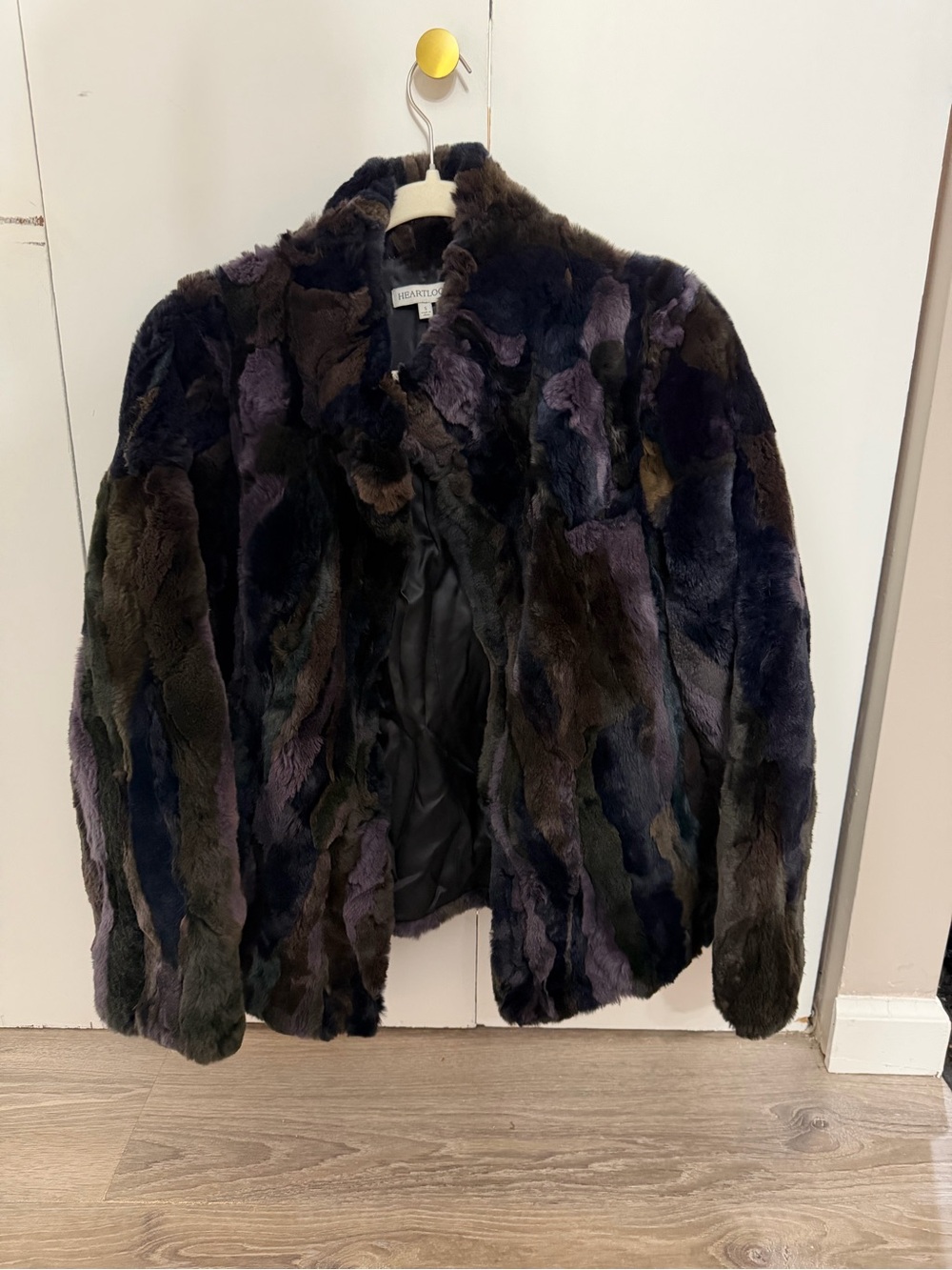 Heartloom Meg Patchwork Genuine Rabbit Fur Jacket - Picture 4 of 7